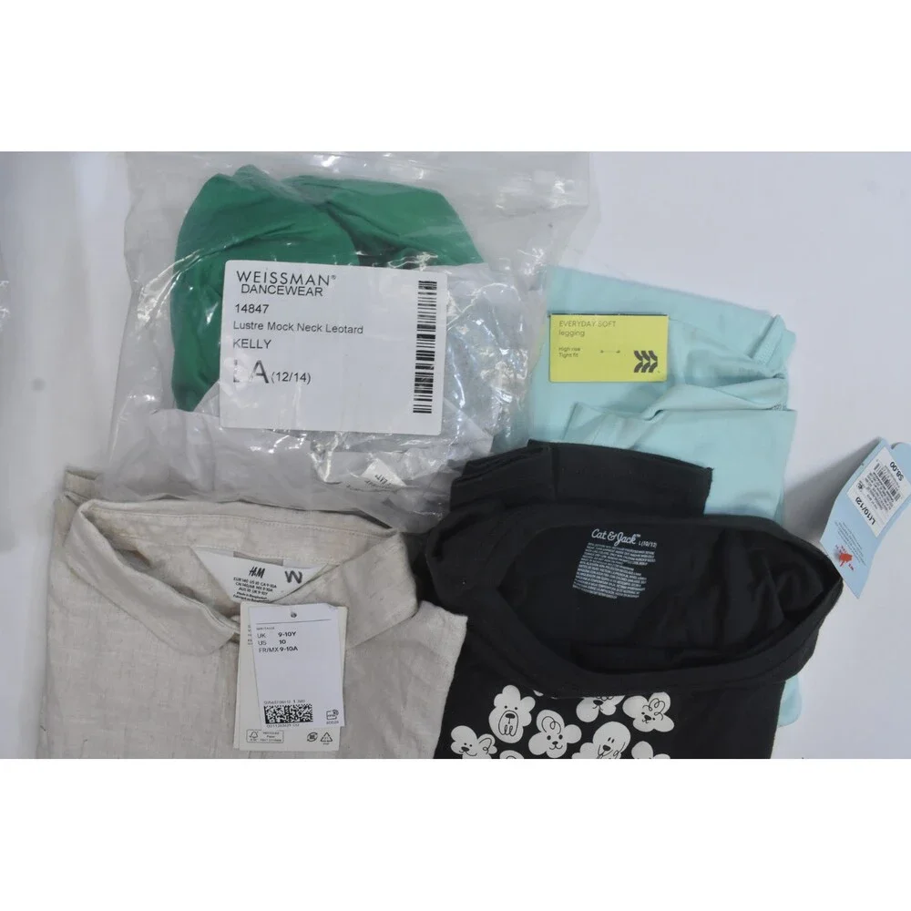 Wholesale Bulk Lot Of 10 Girls Size Large 10/12 Mixed Season Tops Bottoms